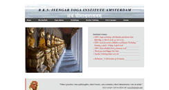 Desktop Screenshot of bksiyengaryogainstituteamsterdam.com