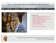 Tablet Screenshot of bksiyengaryogainstituteamsterdam.com